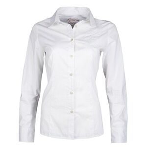 White Women's Button Down Top
